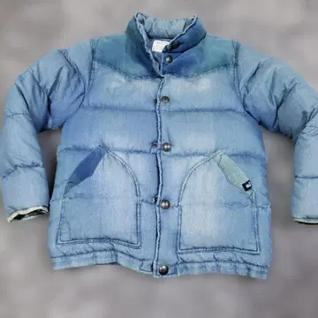 BAYFLOW 다운 자켓 사이즈 3 데님 블루