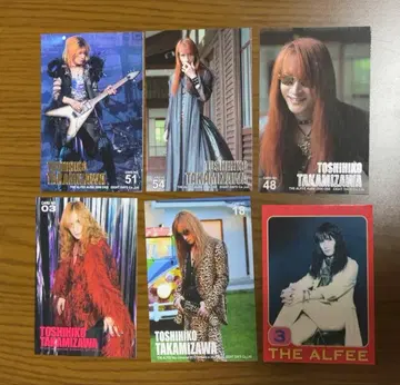 THE ALFEE 타카미자와 토시히코 트레이딩 카드 세트