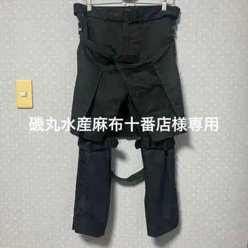 레어! 코드 넘버 에이트 코튼 본지티 팬츠 블랙 M 펑크스