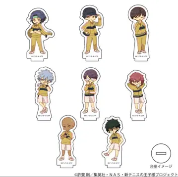 테니스의 왕자님 레트로 아트 아크릴 스탠드 입해대부속 ver 컴플리트