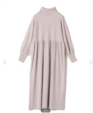 쉽스 울 실크 캐시미어 니트 원피스