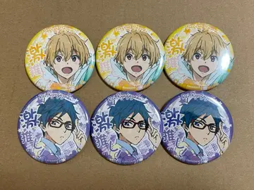 하이 스피드! 격최애 캔뱃지 류가자키 레이 하즈키 나기사 6점 세트