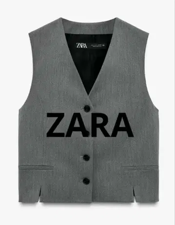 ZARA 슬릿 베스트