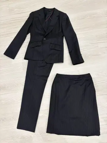 아오야마 양복 수트 여성 9호 자켓 팬츠 스커트 3종 세트