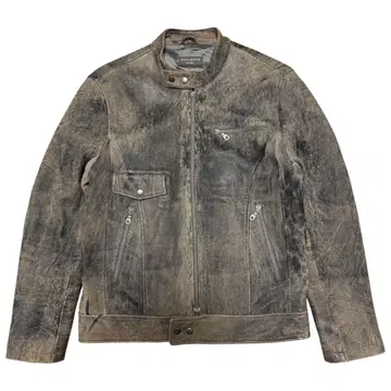 윈드 아머 워시드 레더 라이더스 재킷