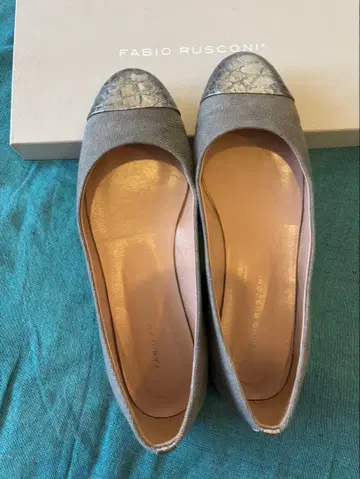 FABIO RUSCONI 파비오 루스코니 펌프스 발레 슈즈 그레이