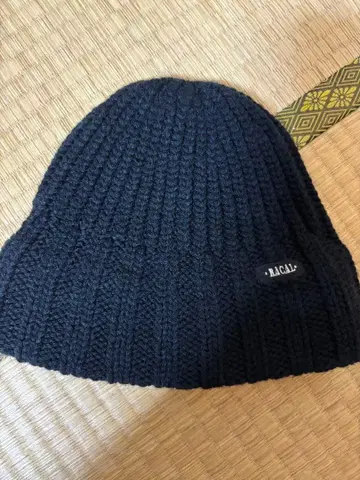 Racal 니트 모자 사이즈 F 블랙