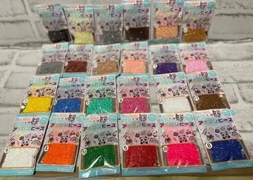 미니 펄러비즈 24색 세트 원형 플레이트 포함