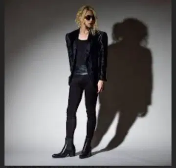 크리스천 롤랜드 블랙 천연 가죽 이탈리아 가죽 사이드 고어 부츠