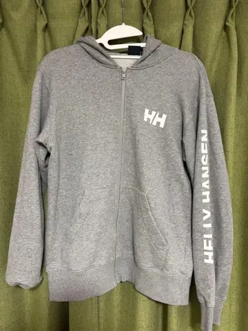 헬리 한센 그레이 L 집업 후드티