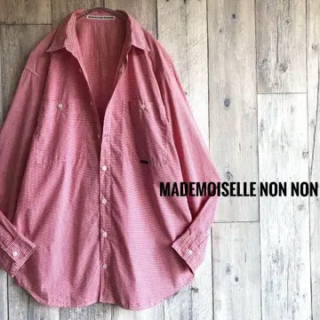 Mademoiselle NON NON 마드모아젤 논논 체크 셔츠