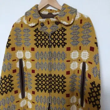 빈티지 판초 코트 북유럽