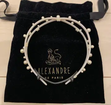 새상품급 ALEXANDRE DE PARIS 펄 헤어밴드