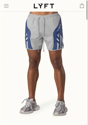 [ LYFT ] 리프트 사이드 메쉬 쇼츠 - 블루