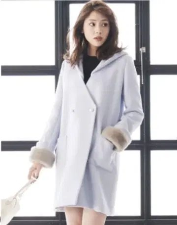 31 sons de mode 후드 부착 롱 코트