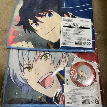 아사기 렌, 오오가 타케루 럭키 쿠지 D상 머플러 타월, F상 캔뱃지