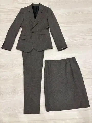 아오야마 양복 수트 여성 9호 자켓 팬츠 스커트 3종 세트