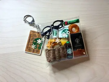 가챠 파우치 카페 도넛 커피