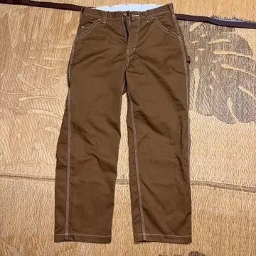 브라운 페인터 팬츠