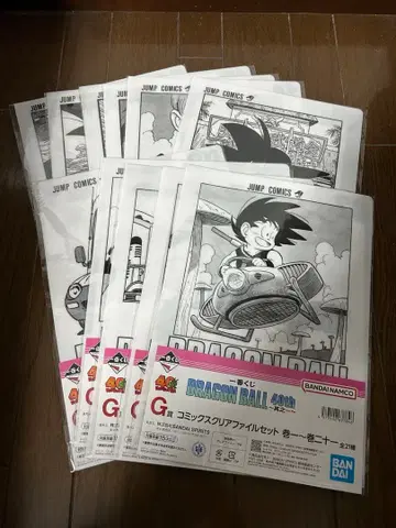 제일복권 드래곤볼 40th 그 첫 번째 G상 클리어 파일 세트