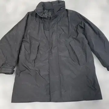 유니클로 방풍 패디드 코트 블랙 충전솜 코트 L