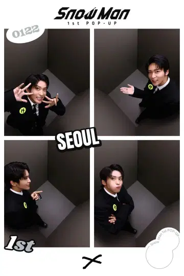 Snow Man 한국 1st 팝업 즉석 사진 메구로 렌