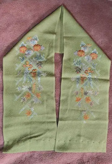 장식용 깃 꾀꼬리색 국화 등나무 단풍 자수 하자품