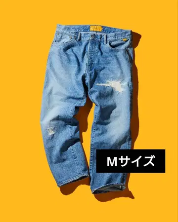 UNION ORIGINAL CRASHED DENIM JEAN