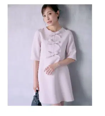 [ 무료배송 ] 쿠튀르 원피스 토미하리 아이 마리에르 카세트 핑크