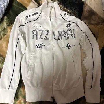 Lotto AZZURRI 집업 자켓 화이트