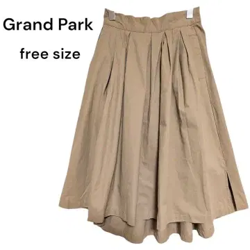 그랜드파크 피쉬테일 스커트 베이지 프리 사이즈