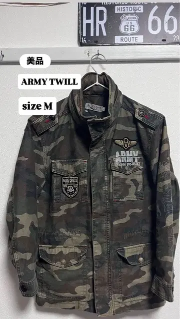 ARMY 밀리터리 자켓 자수