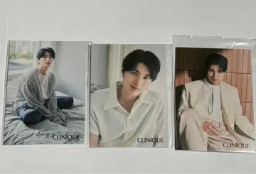 혼다 쿄야 CLINIQUE 포토 카드 3장 세트