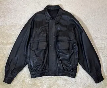 리얼 가죽 천연 가죽 A-2 블랙 가죽 자켓