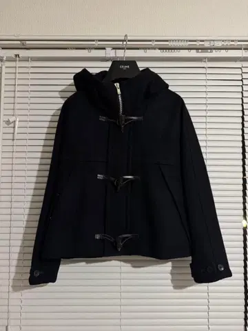 새상품급 Edition 에디션 캐시미어 혼방 크롭 더플 코트