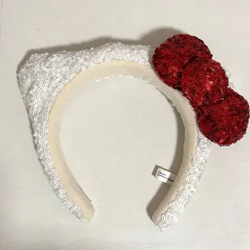 USJ 헬로키티 머리띠 스팽글