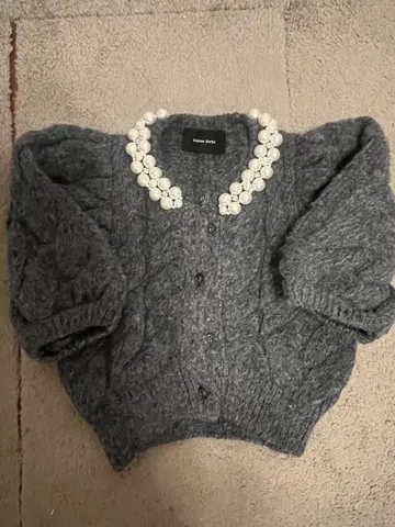 Simone Rocha 반팔 니트 펄 카미사키 메구미