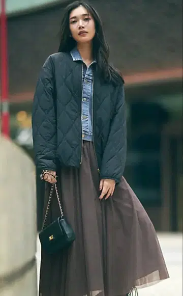 새상품급 23구 충전솜 패딩 아우터 S 사이즈