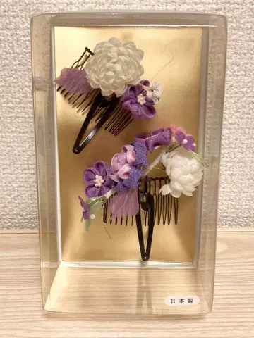 츠마미세공 머리 장식 성인식 졸업식 시치고산