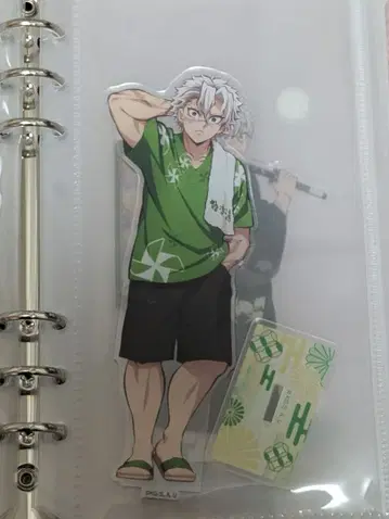 귀멸의 칼날 극락탕 아크릴 스탠드 콜라보 라파 아크릴 스탠드