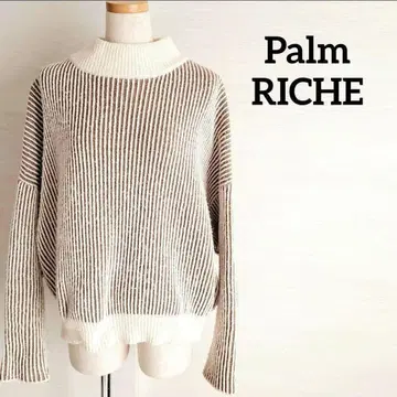 포므리슈 니트 스웨터 돌먼 슬리브 스트라이프 귀여운