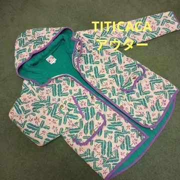 TITICACA 꽃무늬 코트 F 사이즈