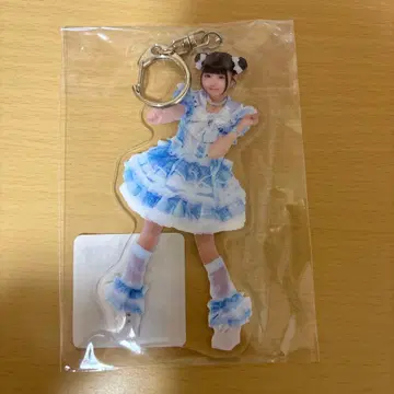 무지개 깃털 미니 아크릴 키링