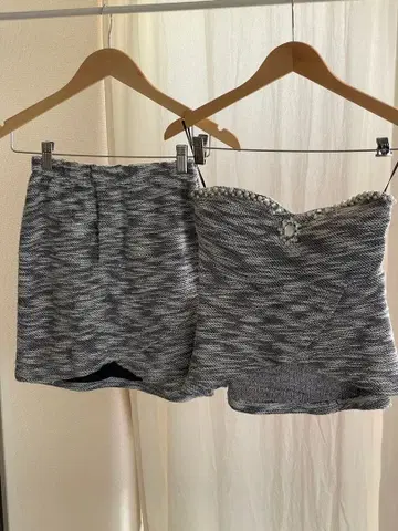 dazzy lounge 셋업 스커트 SM 그레이 계열