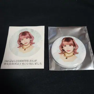 LOVEBITES haruna 마그넷 캔뱃지 & 좋아요 스티커
