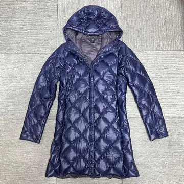 새상품급 몽벨 스페리오 다운 트래블 코트 롱 퍼플 EX 다운