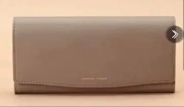 사만다 타바사 이탈리아 가죽 플랩 장지갑 그레이지