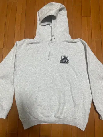 xlarge 그레이 후드 부착 후드티