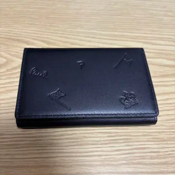 미사용 Paul Smith 폴스미스 드로잉 명함지갑 블랙