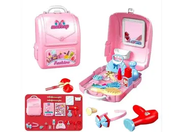 핑크 백팩형 메이크업 세트